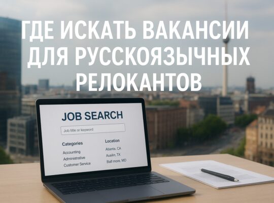 Работа и финансы: где искать вакансии для русскоязычных релокантов