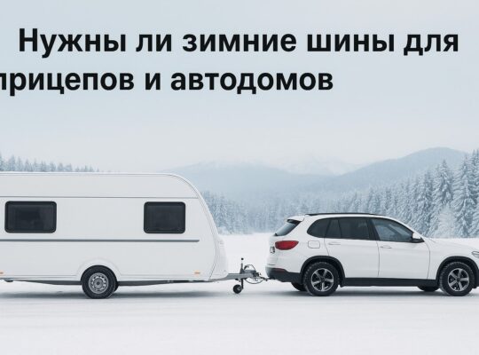 Нужны ли зимние шины для прицепов и автодомов в Германии