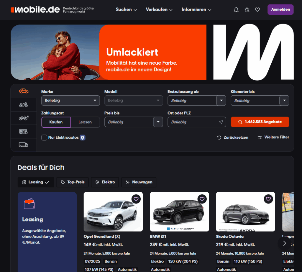 Купить машину в Германии