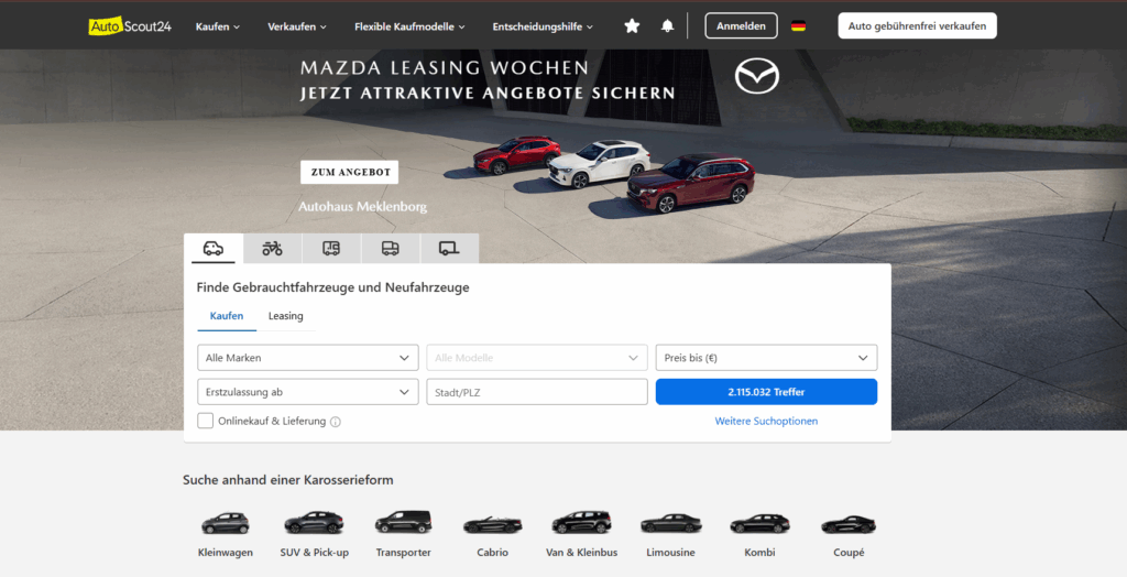 Купить машину в Германии недорого